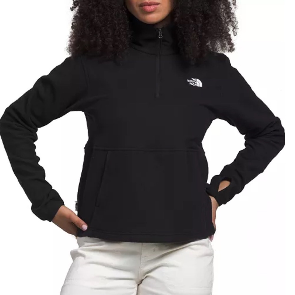 The North Face half zip Women's Black Pullover sweater